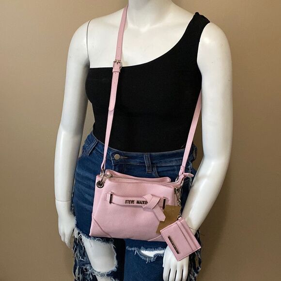 NWT Steve Madden (bclare) Crossbody - Baby Pink - Picture 12 of 14